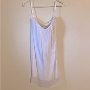 Strapless White Dress